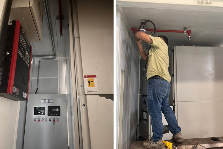 發(fā)電機(jī)組儲(chǔ)能集裝箱七氟丙烷滅火系統(tǒng)3