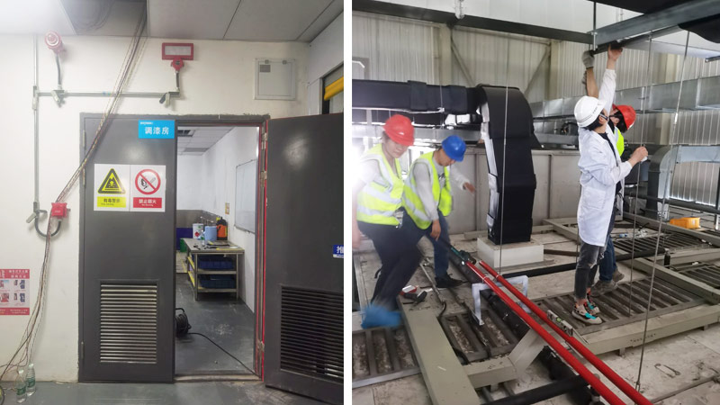 汽車噴漆涂裝車間氣體滅火系統(tǒng)