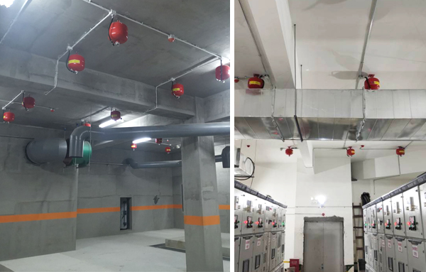 懸掛式超細干粉滅火裝置