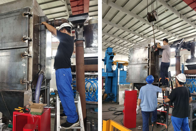 除塵器滅火裝置