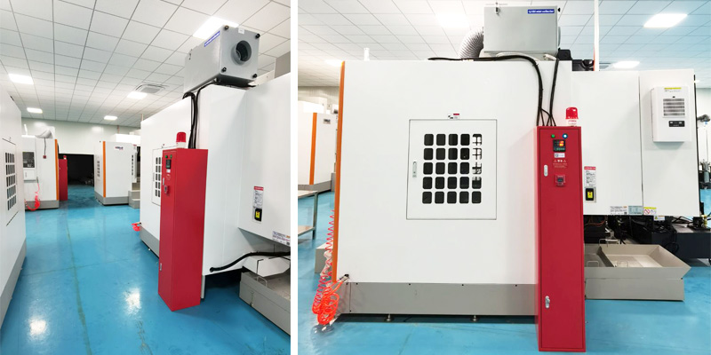 立式加工中心機(jī)床滅火裝置