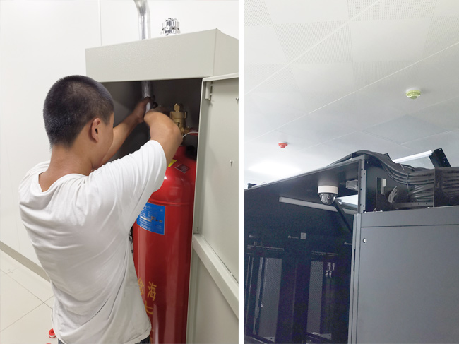 數(shù)據(jù)中心氣體滅火系統(tǒng)裝置安裝圖