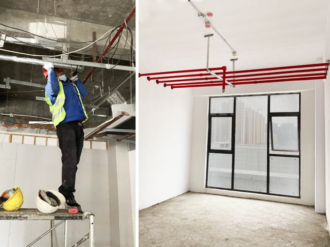 檔案中心氣體滅火系統(tǒng)管道施工圖