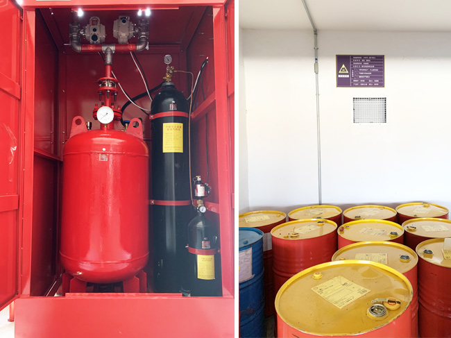 ?；穫}庫自動滅火系統(tǒng)裝置安裝