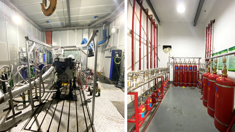 發(fā)動(dòng)機(jī)實(shí)驗(yàn)室氣體滅火系統(tǒng)