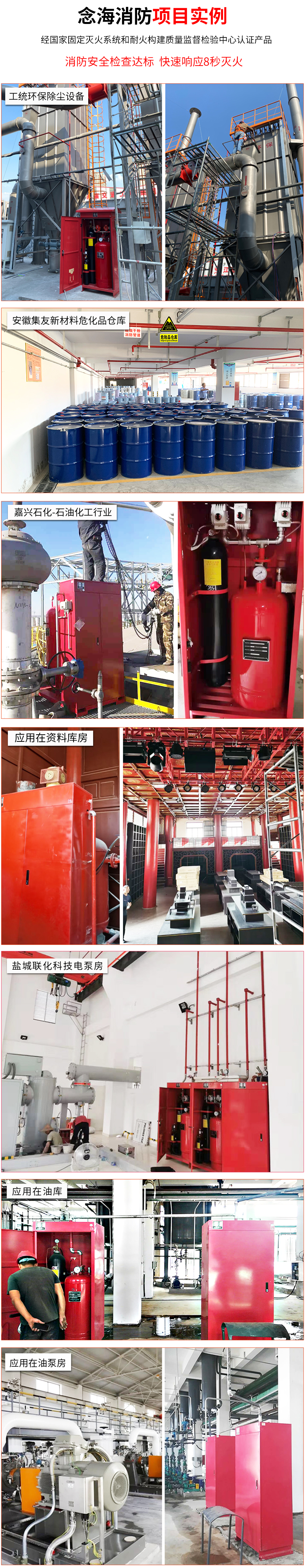 柜式超細(xì)干粉滅火裝置應(yīng)用場(chǎng)景