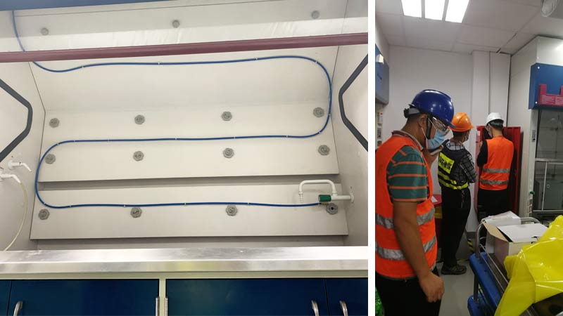 實(shí)驗(yàn)柜火探管滅火裝置