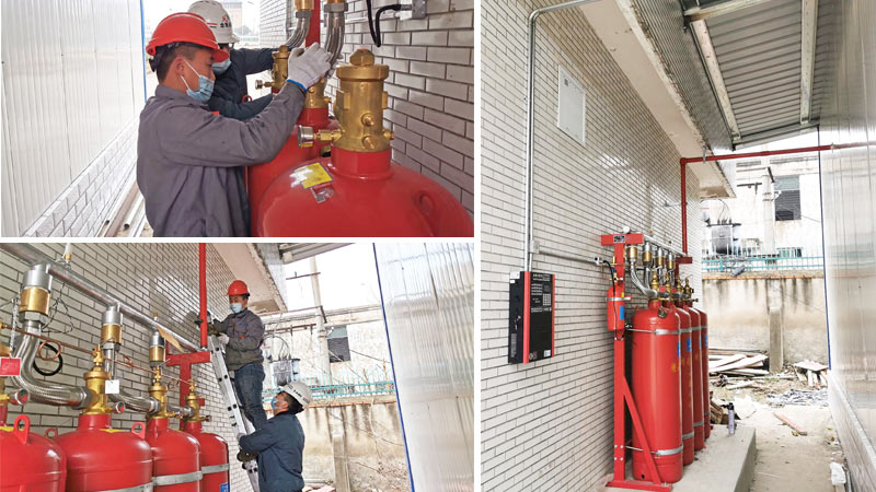 汽車發(fā)動機(jī)實(shí)驗(yàn)室管網(wǎng)七氟丙烷滅火系統(tǒng)