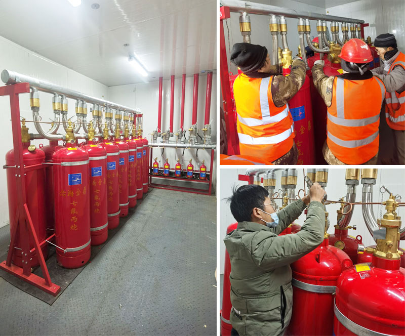 高低溫環(huán)境模擬實驗室七氟丙烷滅火系統(tǒng)